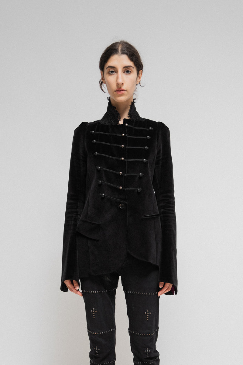 IF SIX WAS NINE - JK SPIDER Velvet Napoleon jacket – L'OBSCUR