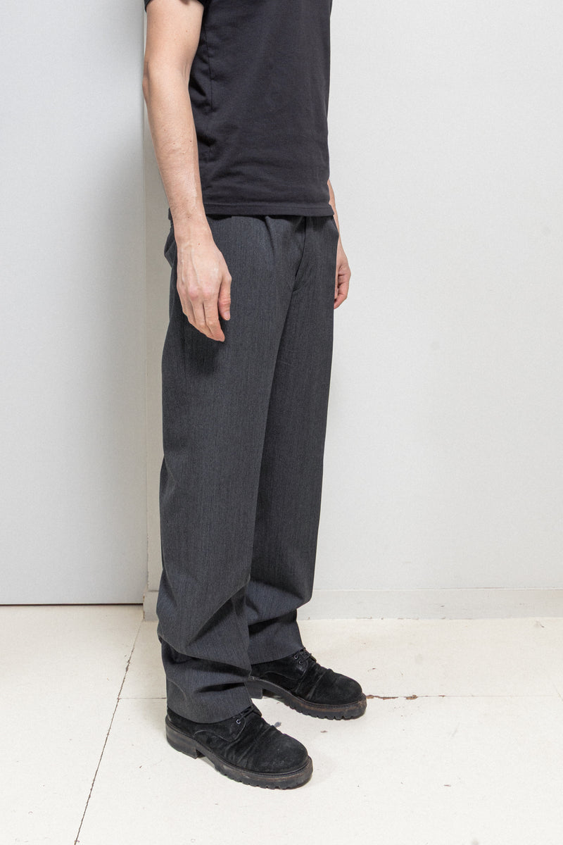 YOHJI YAMAMOTO COSTUME D'HOMME - 90's Grey wool pleated costume