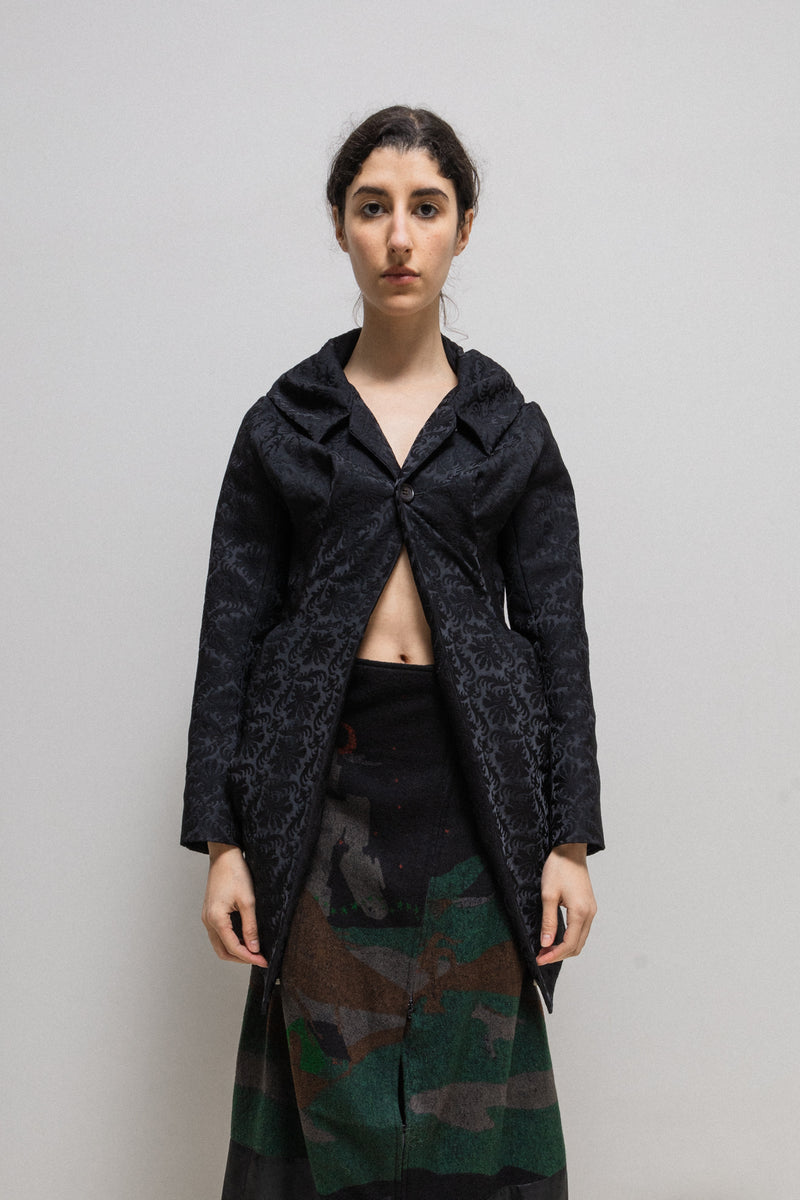 UNDERCOVER 98SS DRAPE期 パイル地コート UNDERCOVER 98SS DRAPE期