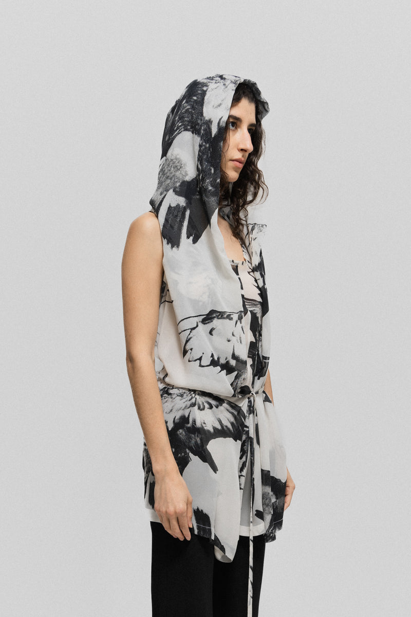 ANN DEMEULEMEESTER長袖シースルーSサイズ ANN DEMEULEMEESTER長袖シースルーSサイズ ANN DEMEULEMEESTER