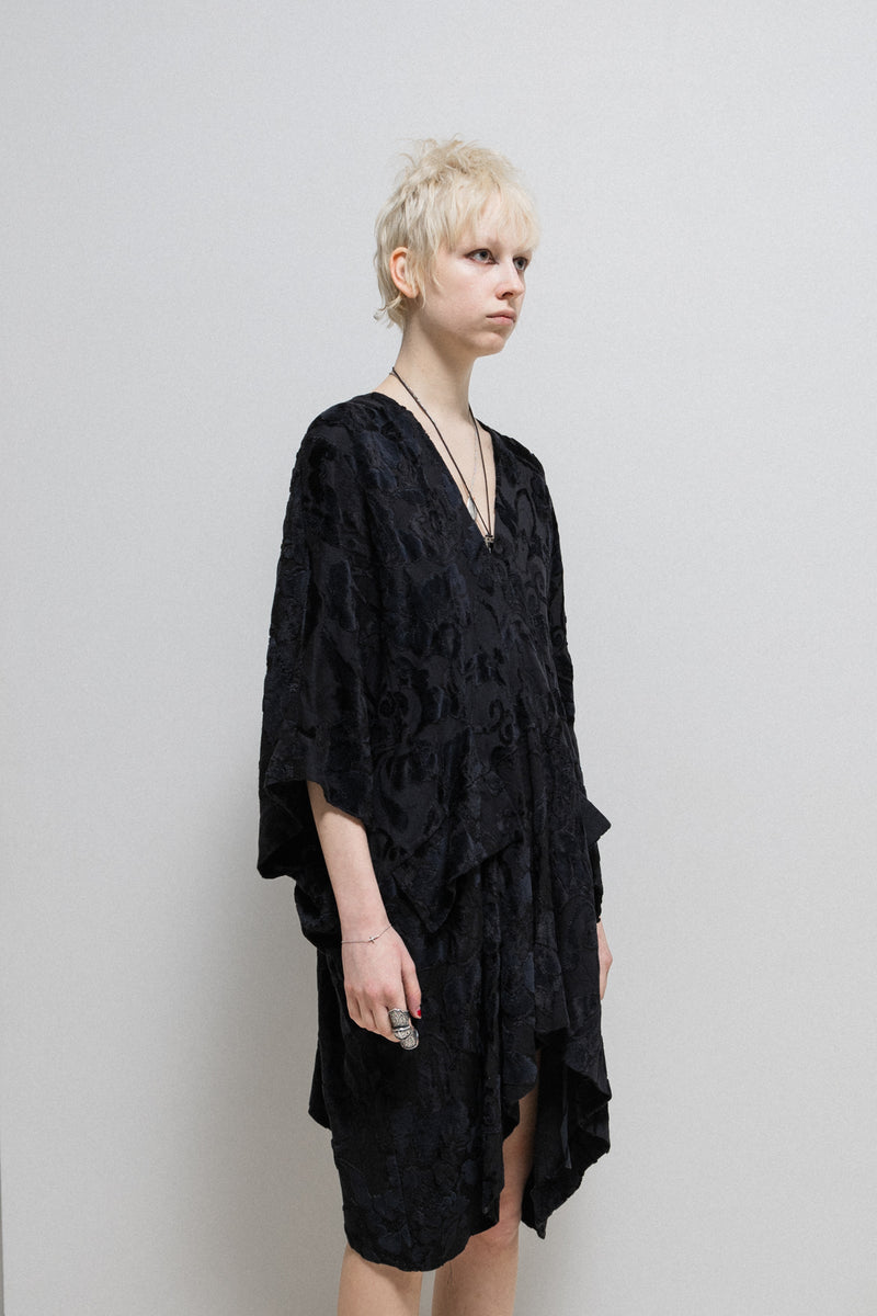 スカーフ ANN DEMEULEMEESTER 1902-8632-W-406-057 SOFT CASHMERE VIOLET ANN DEMEULEMEESTER SOFT CASHMERE SCARF VIOLET-DOSHABURI