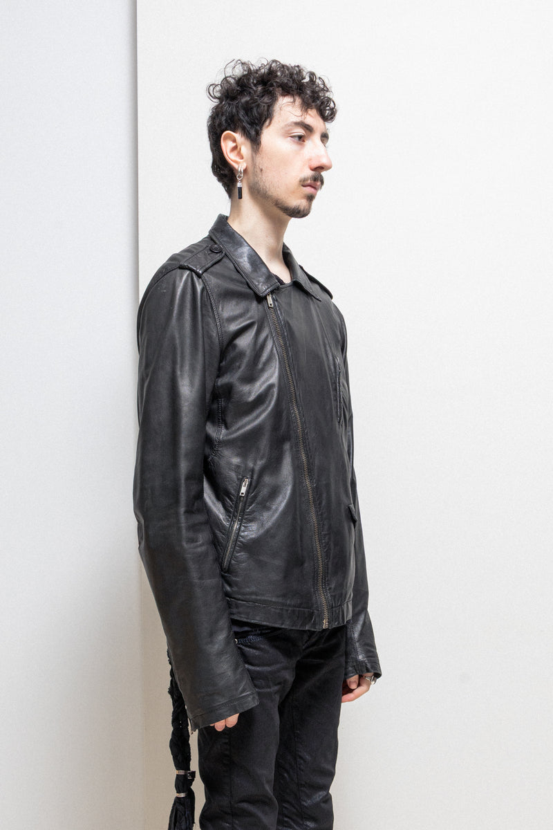 RICK OWENS - SS07 « DRAKE » Lamb leather Stooges jacket – L'OBSCUR