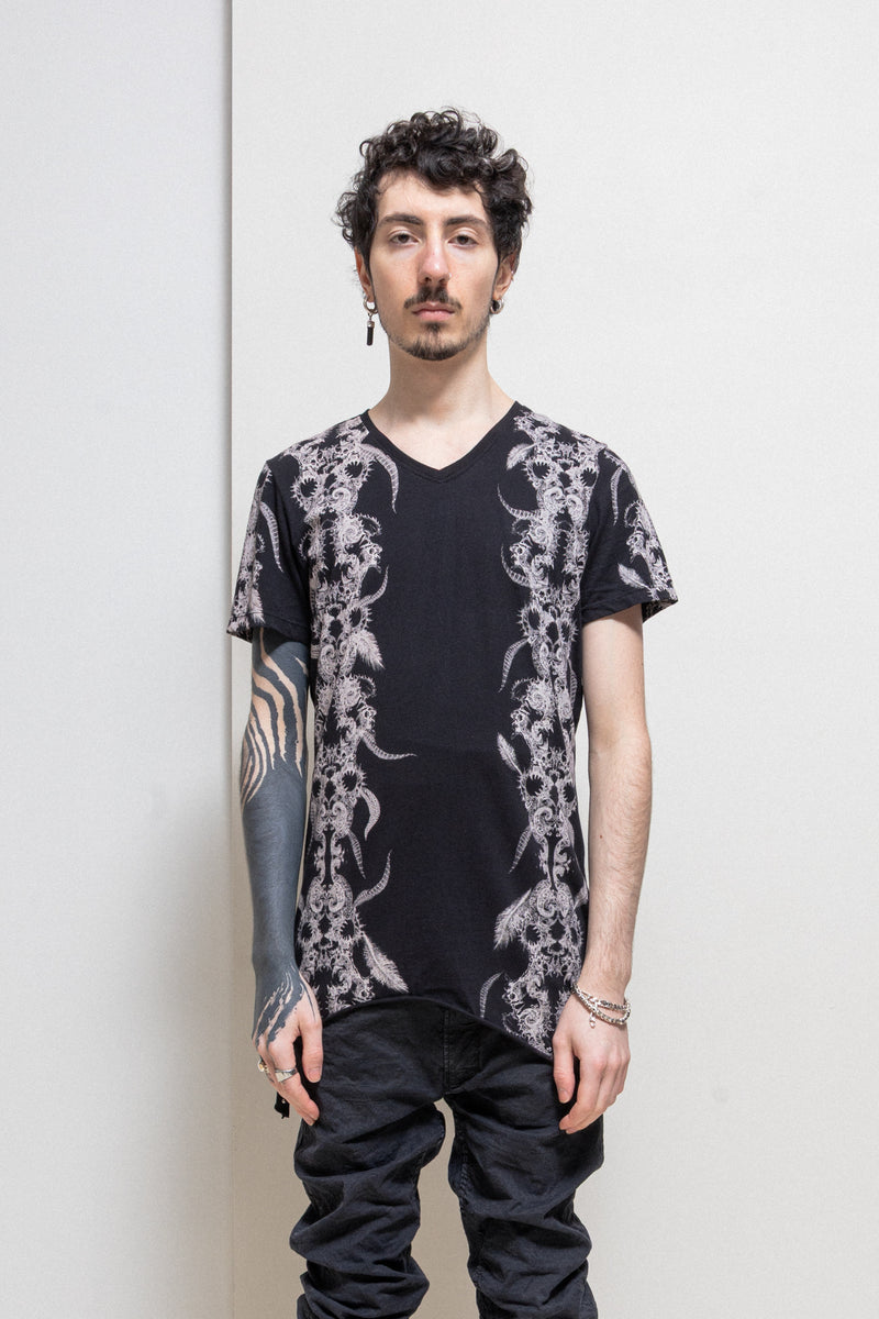 kmrii × soar magnolia long cutsew KMRII - Magnolia pattern cotton tee – L'OBSCUR