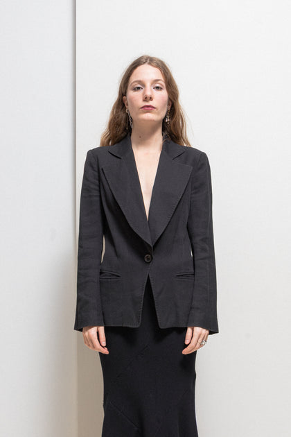 Ann Demeulemeester damage cut saw 本人期 Ann Demeulemeester damage cut saw 本人期