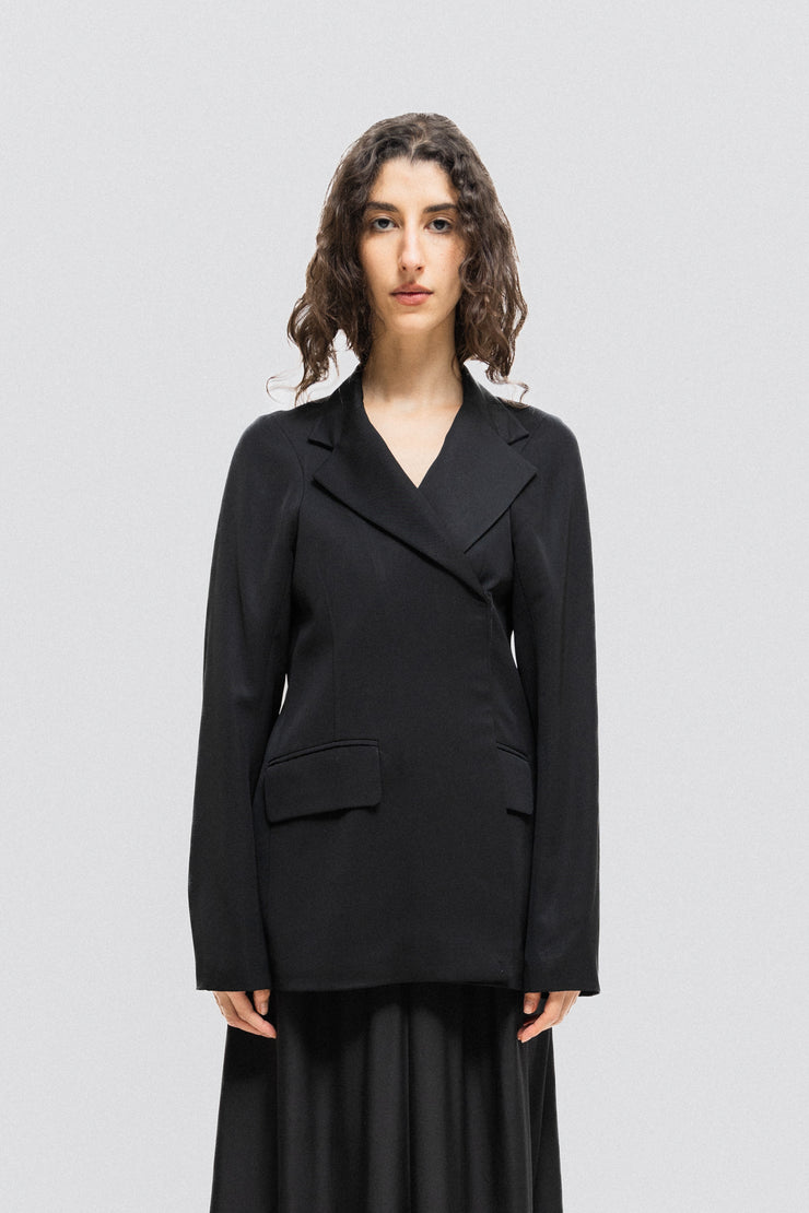 A.F VANDEVORST - FW09 Wool jacket with a side closure
