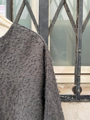 (New Arrival) DAMIR DOMA - Wool blend textured cocoon jacket