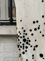 (New Arrival) ANN DEMEULEMEESTER - Embroidered silk draped top