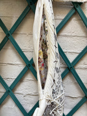 (New Arrival) UNDERCOVER - FW04 « But Beautiful » Stuffed plush bag with print and button details (runway)