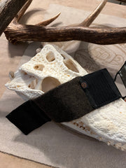 (New Arrival) UNDERCOVER - FW03 "Paper Doll" Wool and leather bracelet, from George Orwell's 1984' famous quote