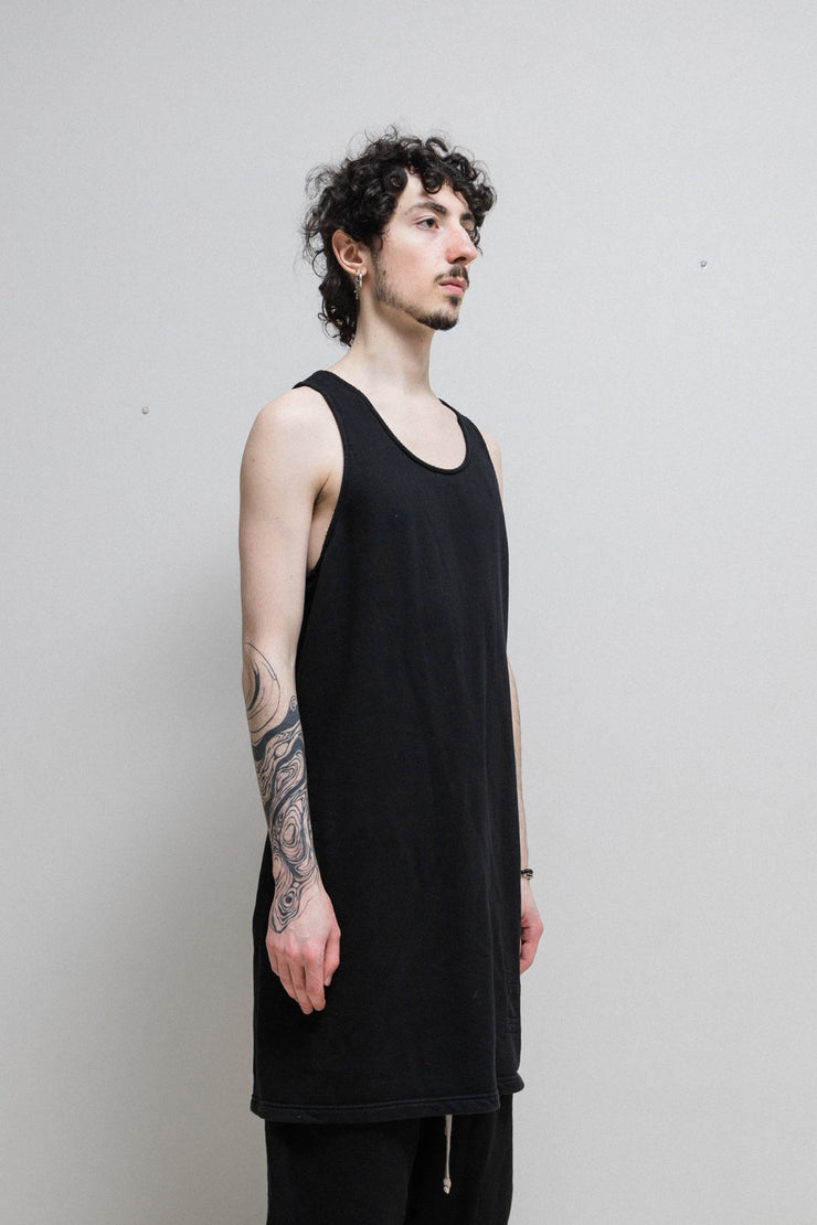 RICK OWENS DRKSHDW - SS16 Sleeveless thick cotton sweater