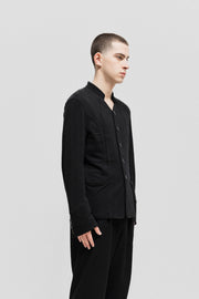 YOHJI YAMAMOTO POUR HOMME - SS12 5B Soft cotton jacket with wide cuffs and collar details (runway)
