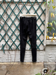 (New Arrival) ANN DEMEULEMEESTER - Stretch leather slim pants