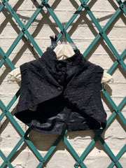 (Kountry Club) ANN DEMEULEMEESTER - FW09 Cropped bolero with embossed cross pattern (sample)