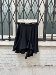 (New Arrival) COMME DES GARCONS - FW95 Wool ruffled midi skirt