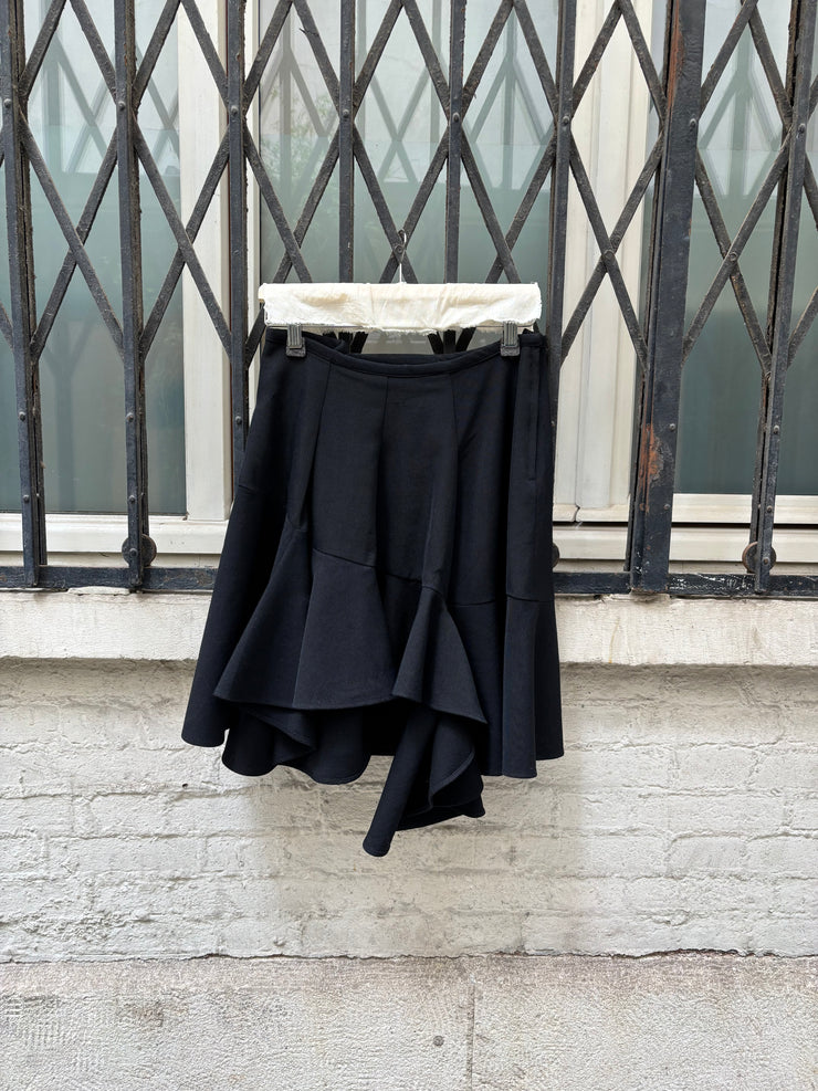 (New Arrival) COMME DES GARCONS - FW95 Wool ruffled midi skirt