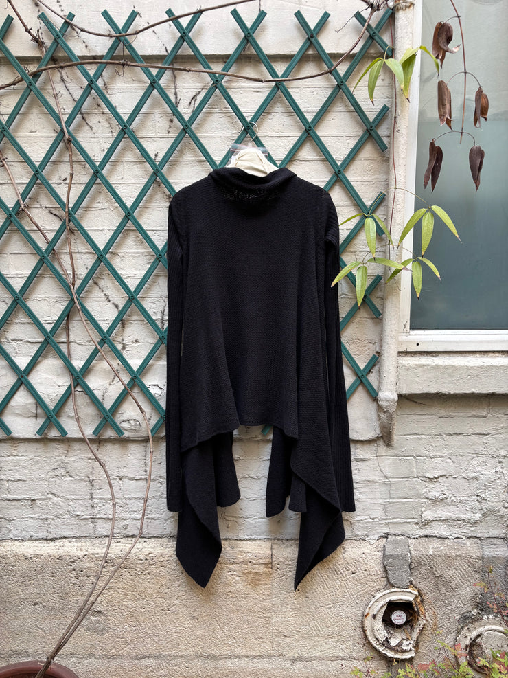 (New Arrival) RICK OWENS - FW05 "MOOG" Textured angora wool cardigan