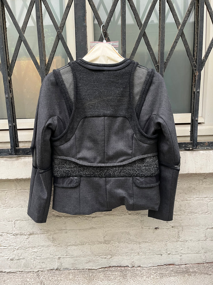 (New Arrival) UNDERCOVER - FW09 "Earmuff Maniac" Thermotron insulated wool jacket with pocket thermometer (runway)