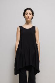 YOHJI YAMAMOTO Y'S - Rayon dress top with pockets