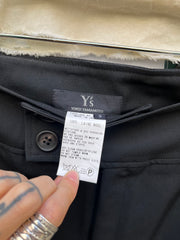 (New Arrival) YOHJI YAMAMOTO Y’S - Gabardine wool skirt with slit detail