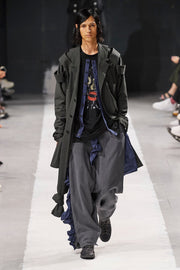 YOHJI YAMAMOTO POUR HOMME - SS24 Printed cotton longsleeves (runway)