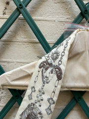 (New Arrival) UNDERCOVER - FW04 « But Beautiful » Stuffed plush bag with print and button details (runway)