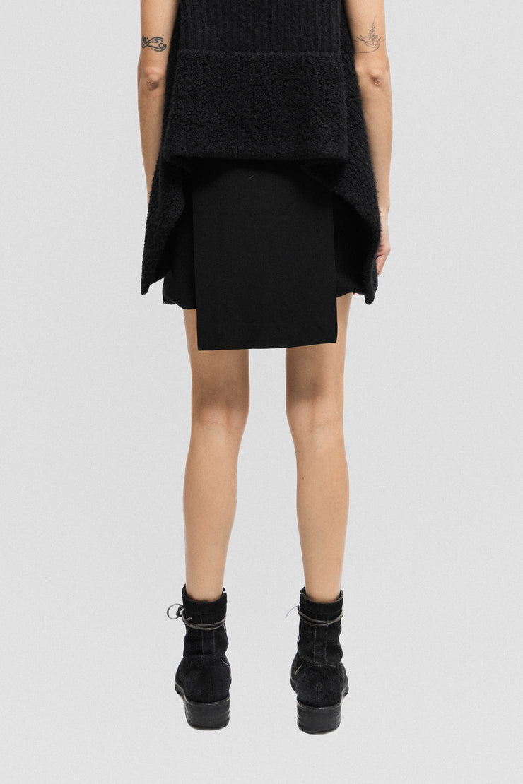 RICK OWENS - FW10 "GLEAM" Skirt shorts with removable panels