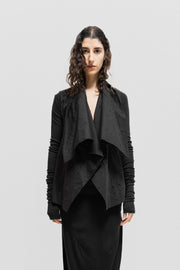 RICK OWENS LILIES - FW11 "LIMO" Laser cut cardigan with extra long sleeves