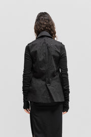 RICK OWENS LILIES - FW11 "LIMO" Laser cut cardigan with extra long sleeves