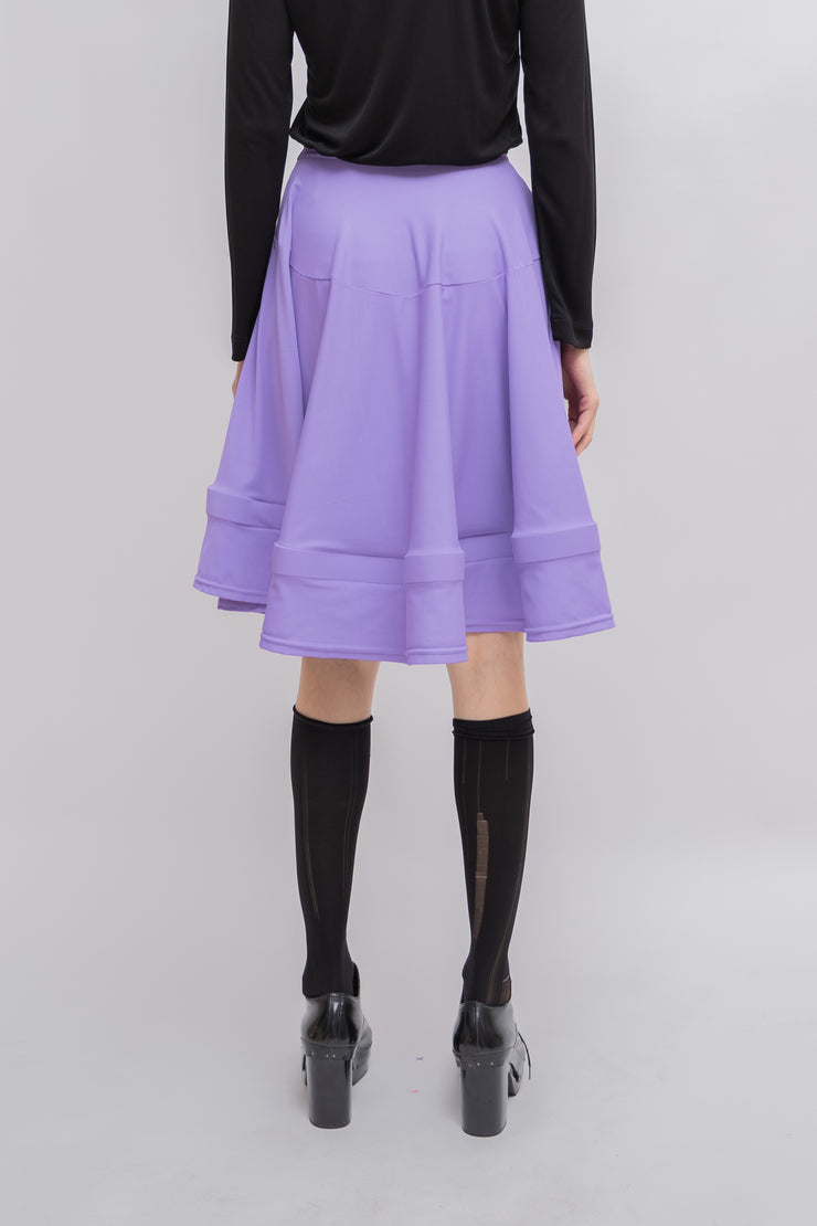 COMME DES GARCONS - FW07 Purple skirt with 3D frills (runway)