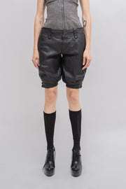 ALICE AUAA - Leather shorts