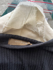 (New Arrival) Y’S FOR MEN - Cotton blend sweater with ribbed texture