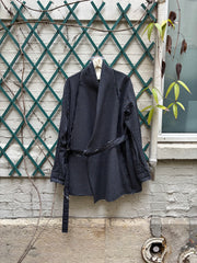(New Arrival) DAMIR DOMA - FW17 Striped wool kimono coat