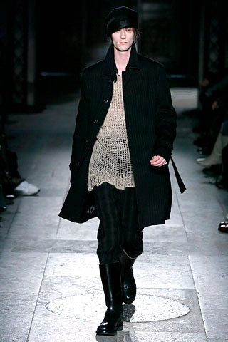 ANN DEMEULEMEESTER - FW07 Gradient knitted sweater (runway)