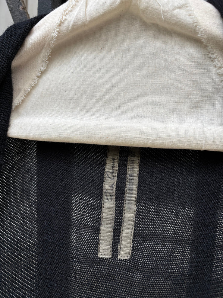 (New Arrival) RICK OWENS - FW07 « Exploder » Soft wool cardigan with extra long sides