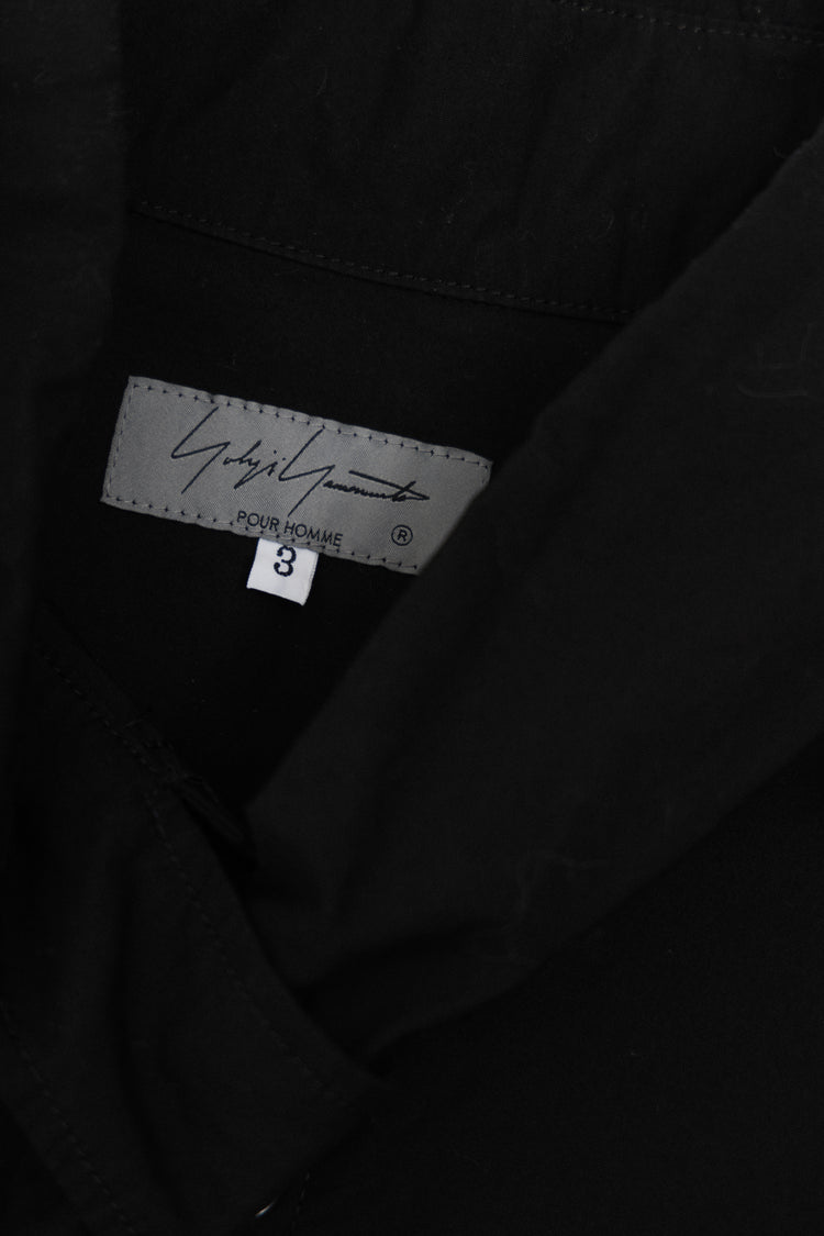トップス Yohji Yamamoto POUR HOMME 92SS Shirt L YOHJI YAMAMOTO POUR HOMME - FW22 Long cotton shirt with necktie