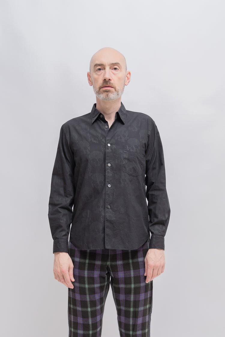 ✨11SS/毒スカル花柄✨(S) COMME des GARÇONS シャツ 黒 ✨11SS/毒スカル花柄✨(S) COMME des GARÇONS シャツ 黒 楽天