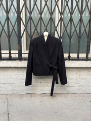 (New Arrival) DAMIR DOMA - Virgin wool jacket with straps to tie up