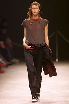 YOHJI YAMAMOTO - SS02 Two tones layered top