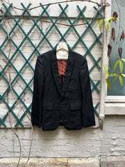 (New Arrival) COMME DES GARÇONS HOMME PLUS - SS06 « Rip&Tongue » Wool blend jacket with Rolling Stone’s logo lining