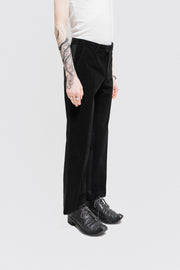 UNDERCOVER - FW19 "A Clockwork Orange" Double sided wool and velvet pants (runway)