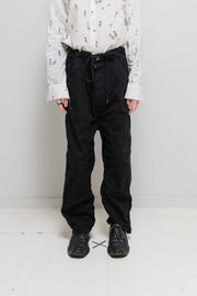 ISAMU KATAYAMA BACKLASH - Wide carpenter cotton pants