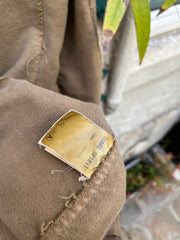 (New Arrival) SHARE SPIRIT - Military moleskine coat with two button rows