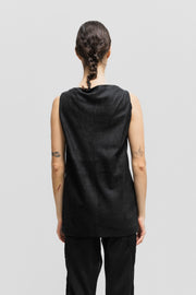 RICK OWENS - FW11 "LIMO" Lamb leather top with a pleated collar