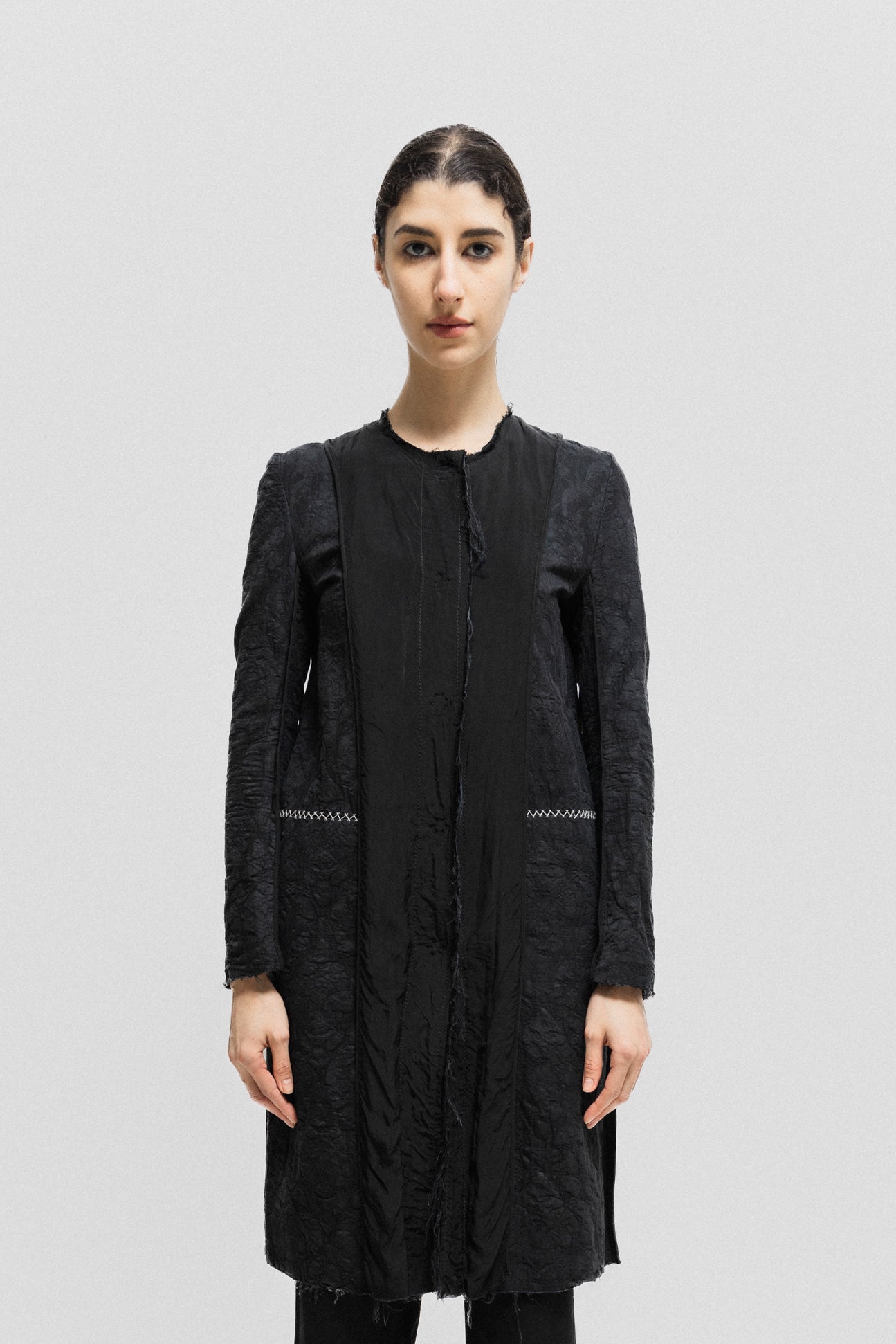 コート UMA WANG Women Jackets IUW8002UW900 Black Uma Wang Black Viscose Blend Koney Jacket | italist, ALWAYS