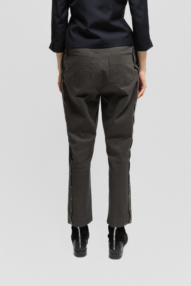 A.F VANDEVORST - Cotton pants with stud details