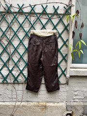 (New Arrival) COMME DES GARÇONS HOMME PLUS - FW02 Lightweight docking pants with frayed seams (runway)