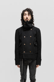 VIVIENNE WESTWOOD MAN - FW09 High neck winter jacket with double buttoning