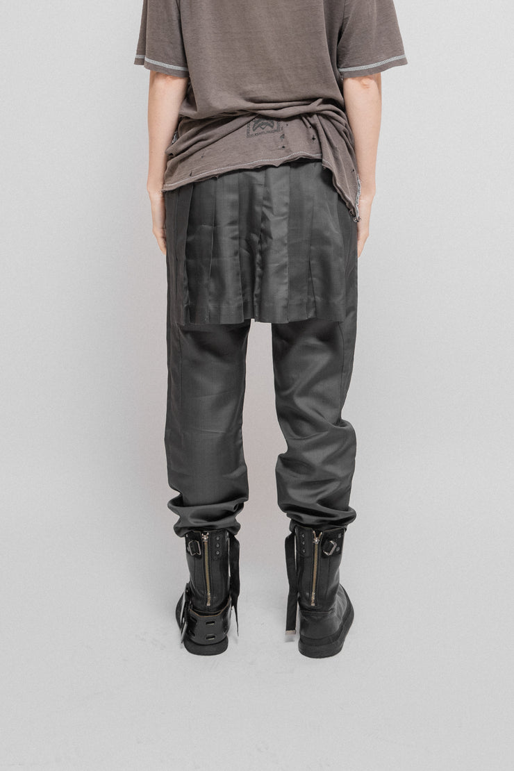 UNDERCOVER - SS01 "Chaotic Discord / Interlocking panels" Pleated skirt pants
