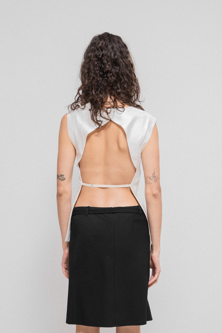 ANN DEMEULEMEESTER - SS96 Open back top (runway) L'OBSCUR ANN DEMEULEMEESTER - SS96 Open back top (runway) L'OBSCUR