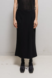 ANN DEMEULEMEESTER - Early 90’s Textured fleece wool skirt